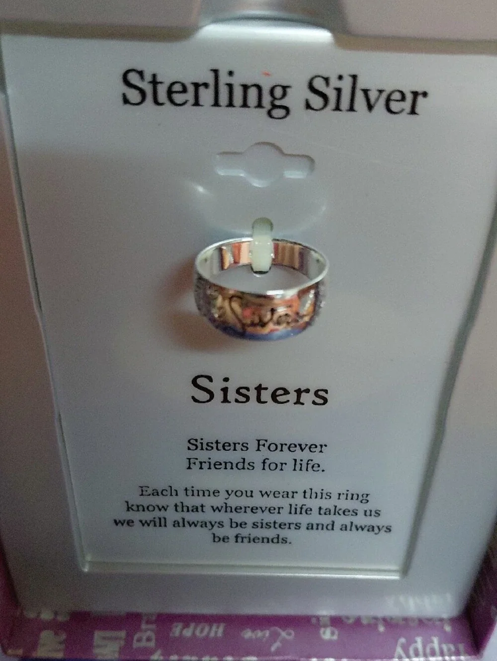 Sterling Silver 'Sisters' Ring - Silver